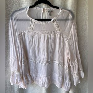 ASOS | WOMEN’S SHEER LACY BLOUSE | SIZE 22